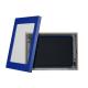 Industrial cleanroom iPad enclosure with an iPad installed and robust protective cover