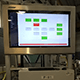 IP69K hygienic TV display installed in a harsh manufacturing environment