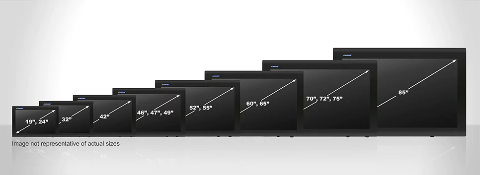 Armagard LCD Enclosures PDS-series sizes