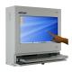 NEMA touch screen PC enclosure with lockable keyboard drawer