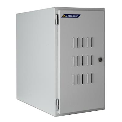 Right facing Armagard computer cabinets for PC safeguarding